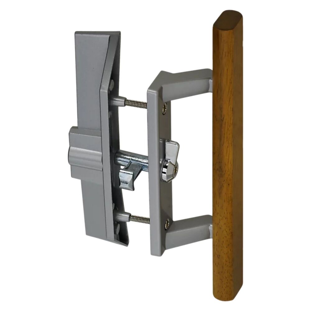 Wright VK1104 Keyed Patio Door Lock Handle Set 3-15/16" Aluminum NIP